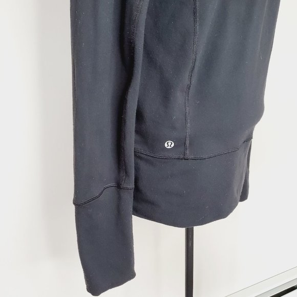 LULULEMON Black Funnel Neck Hooded Jacket - Picture 7 of 10